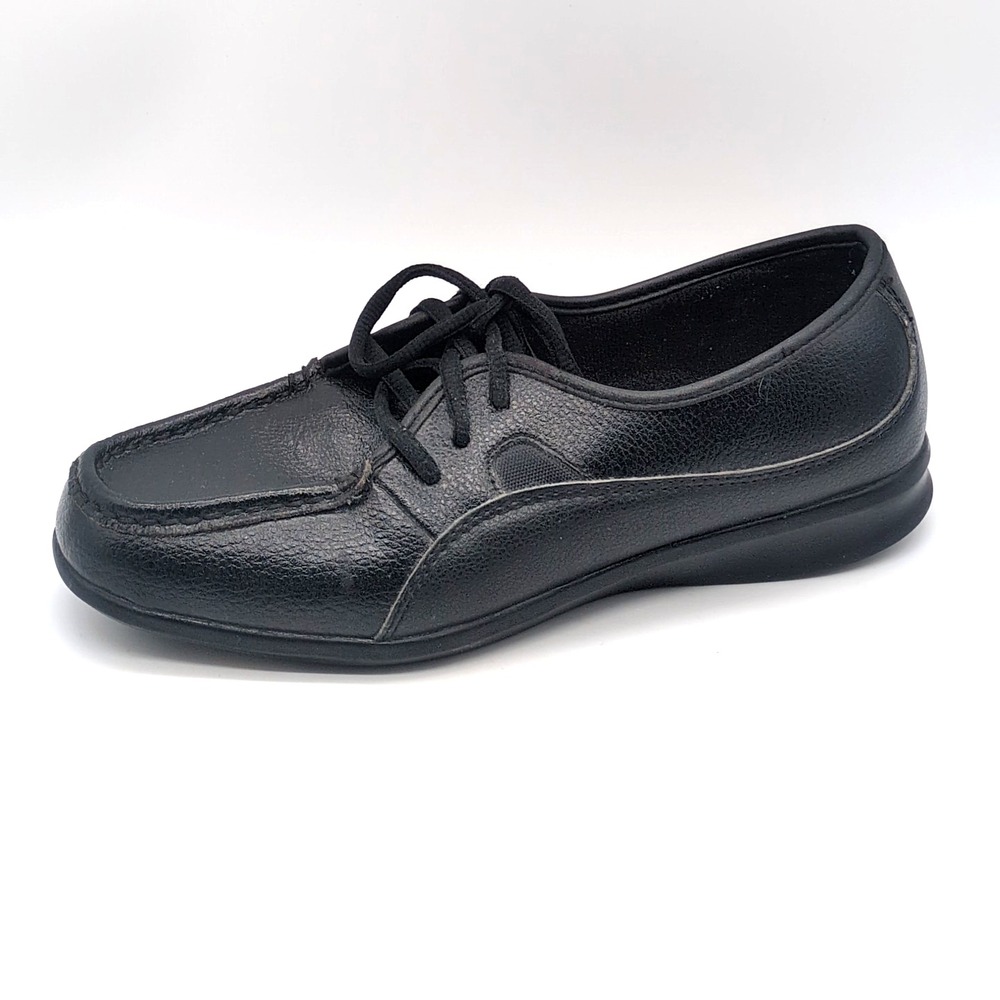 Cobbie‎ Cuddlers Shoes Womens Carlisle Black 9 Wide Leather Oxfords Arch Support